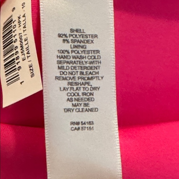 Eliza J Vibrant Pink Off Shoulder Dress - Picture 7 of 12